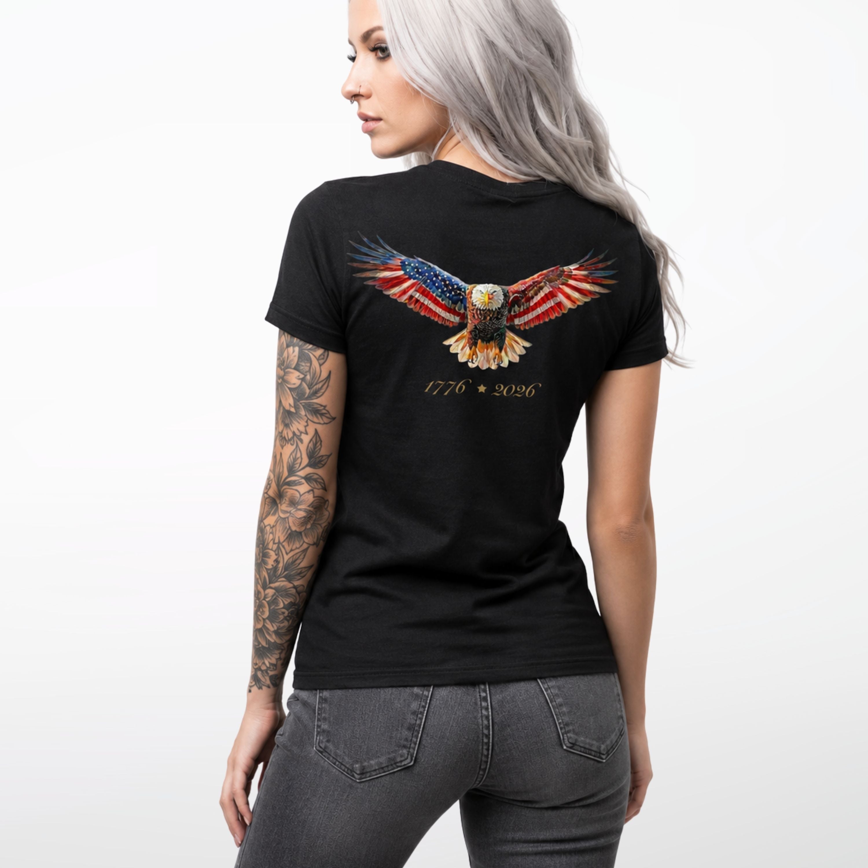 Patriotic Eagle 250 Tee