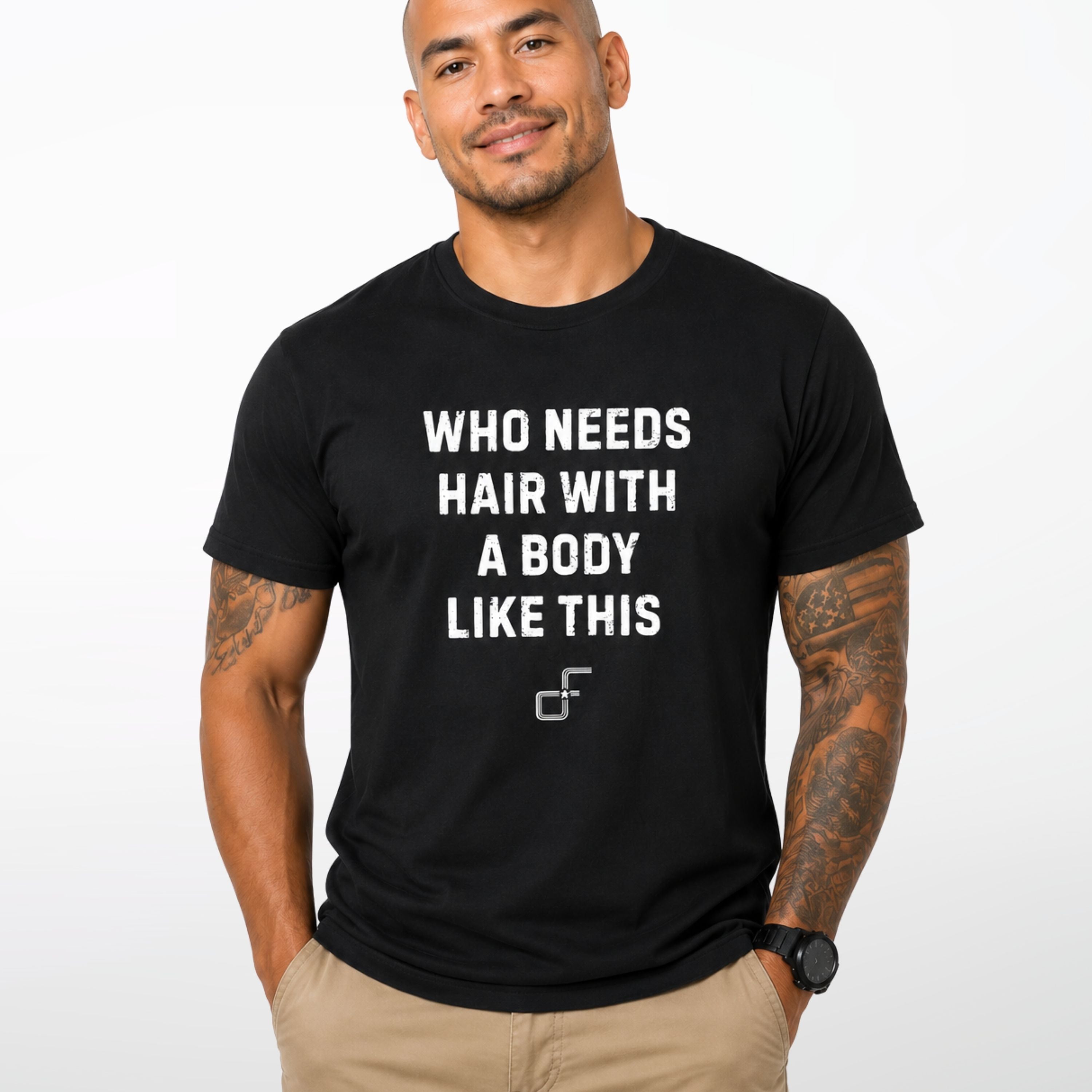 Who Needs Hair Tee
