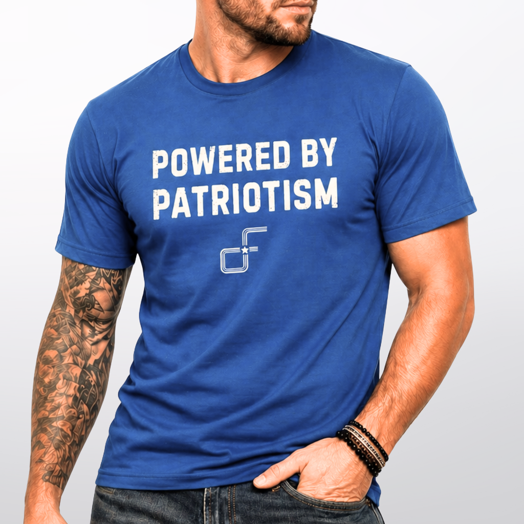 Powered By Patriotism Tee